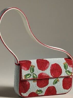 Anthropologie: The Fiona Beaded Bag (Apple)